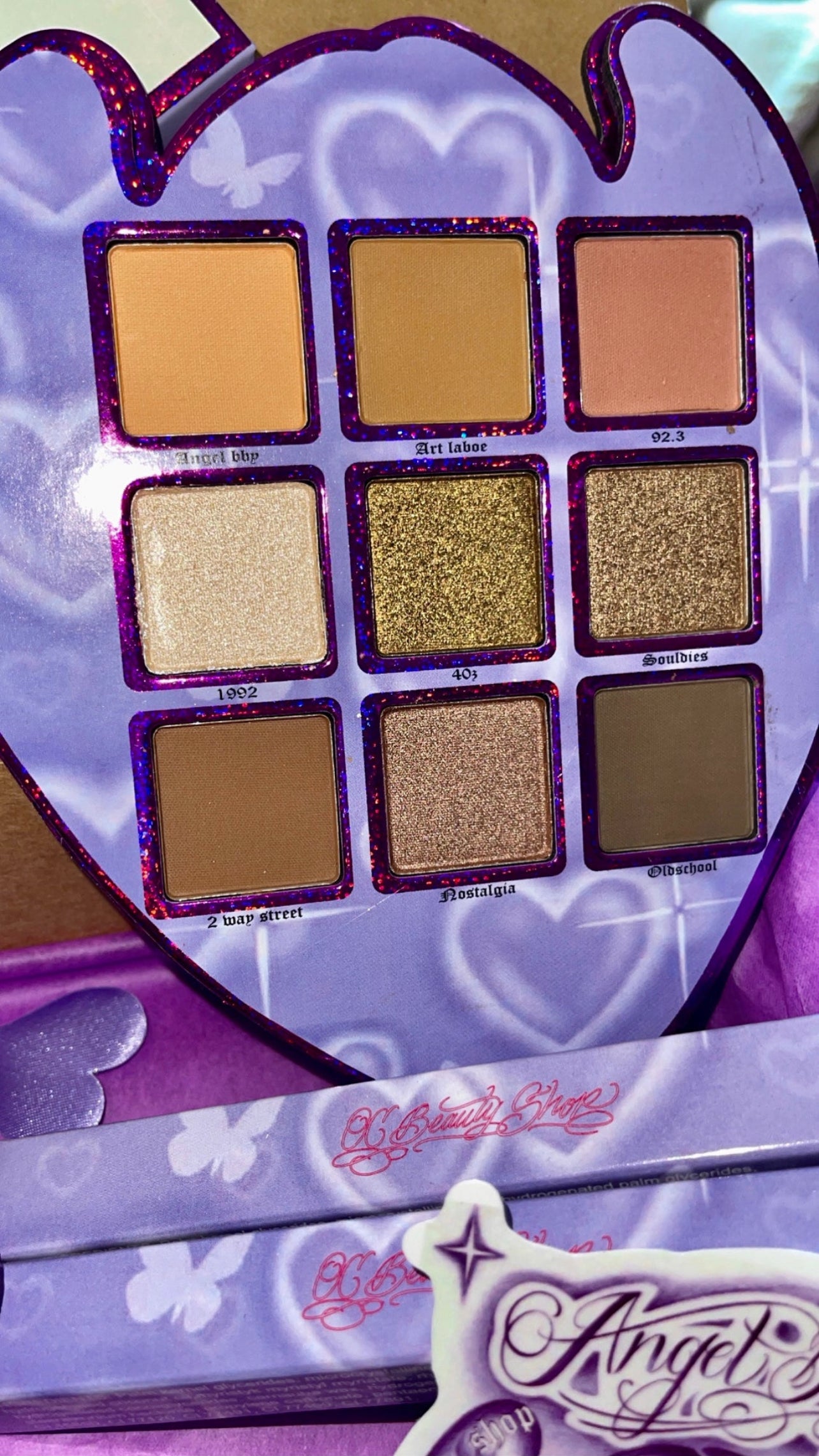 Angel baby eyeshadow palette 💜✨