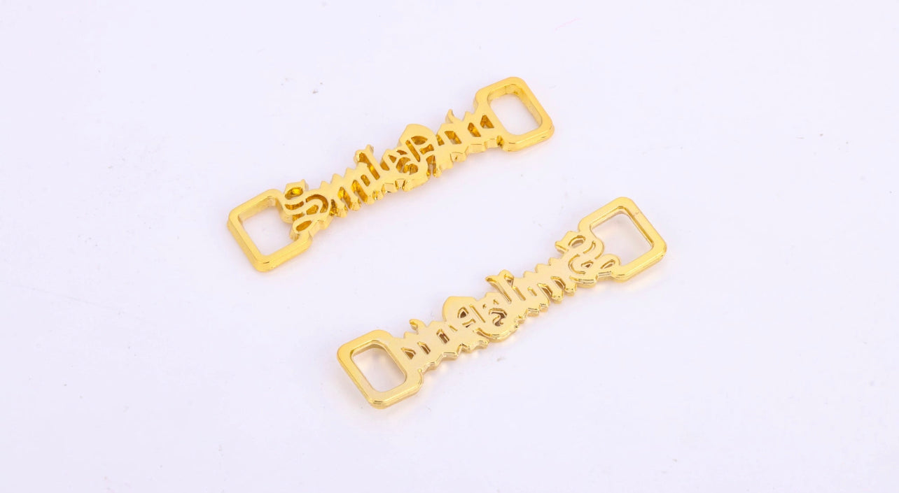 Smile now, cry later shoe charm